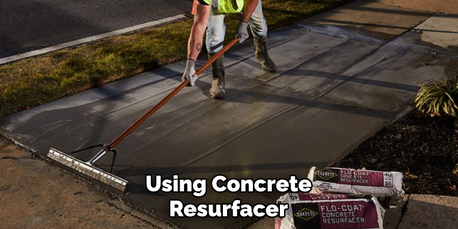 Using Concrete Resurfacer