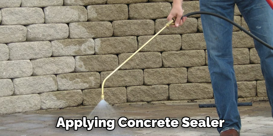 Applying Concrete Sealer