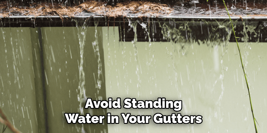 Avoid Standing Water in Your Gutters