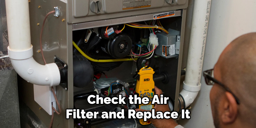 Check the Air Filter and Replace It
