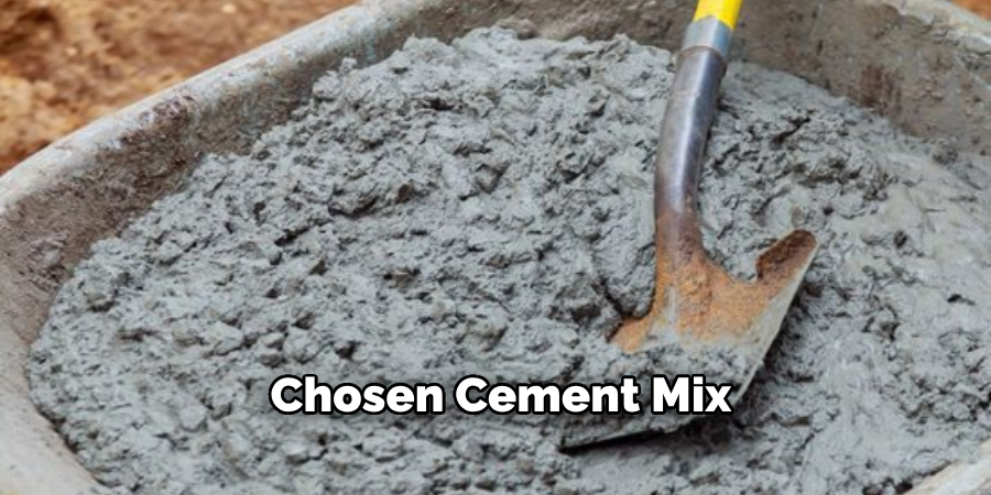 Chosen Cement Mix