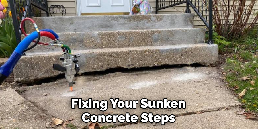 Fixing Your Sunken Concrete Steps