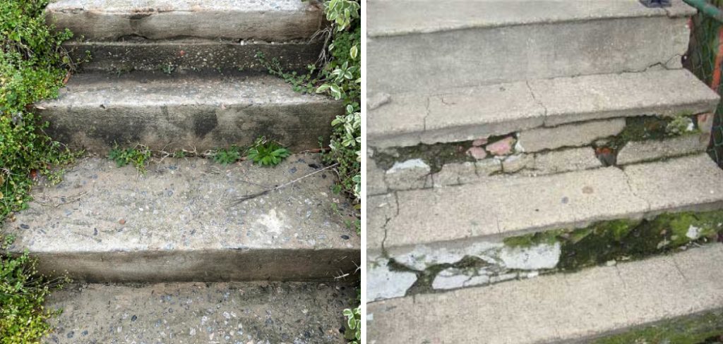 How to Fix Sunken Concrete Steps