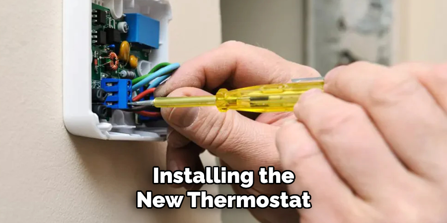 Installing the New Thermostat