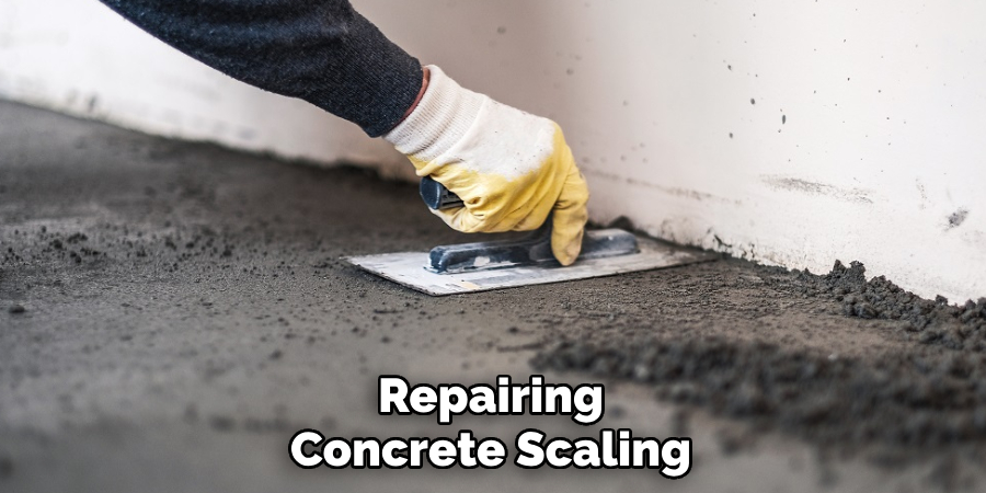 Repairing Concrete Scaling