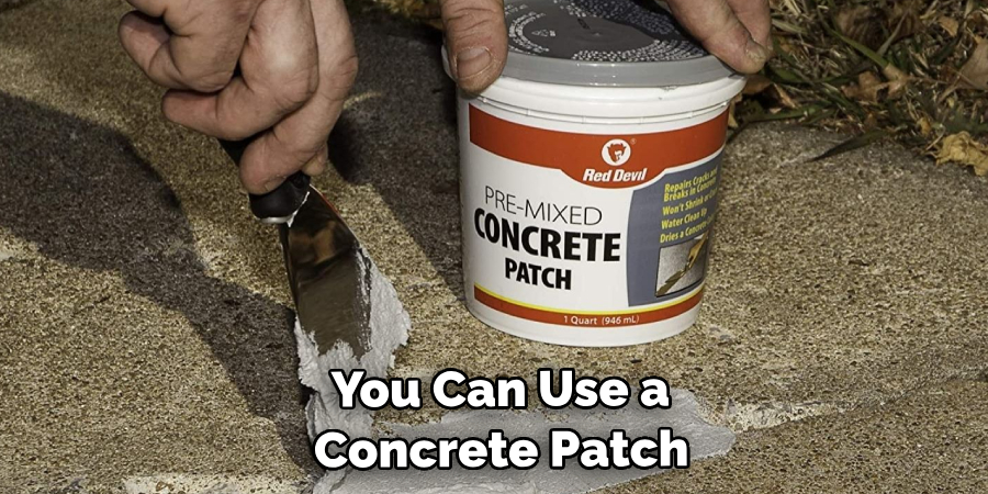 You Can Use a Concrete Patch
