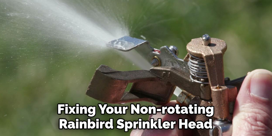 Fixing Your Non-rotating Rainbird Sprinkler Head