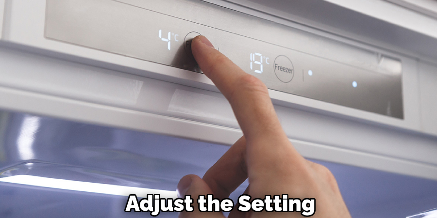 Adjust the Setting