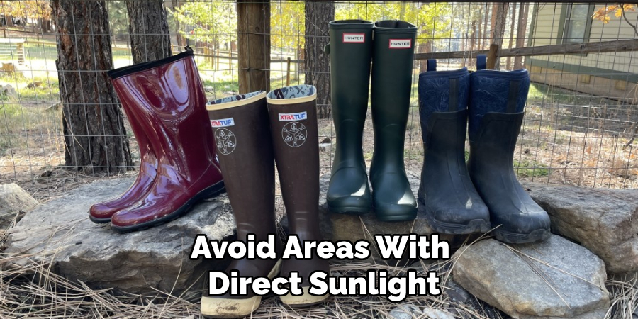 Avoid Areas With 
Direct Sunlight