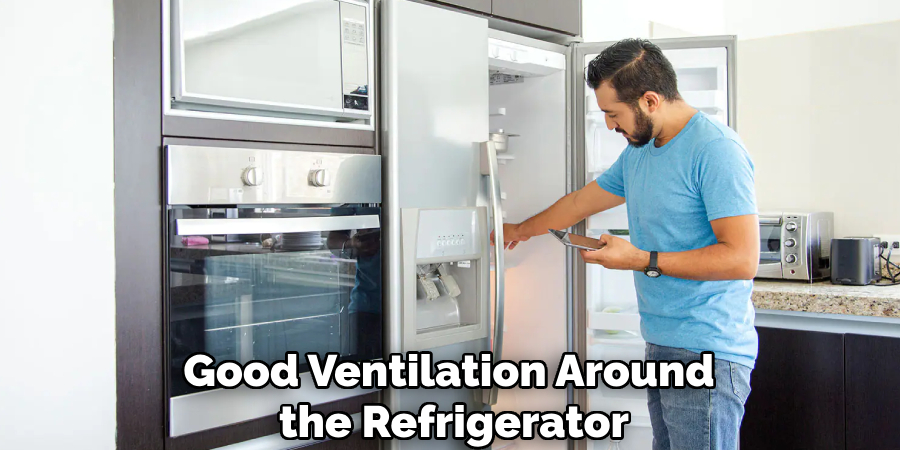 Good Ventilation Around the Refrigerator