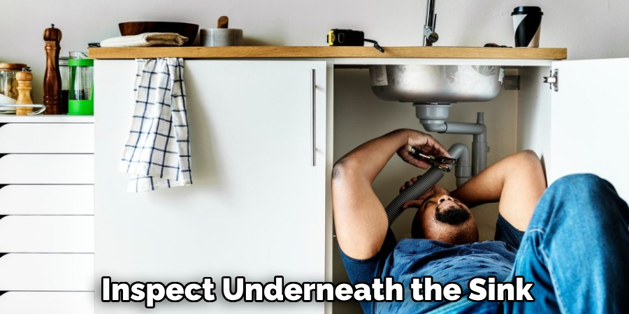 Inspect Underneath the Sink