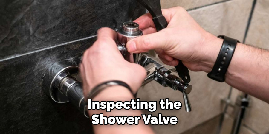 Inspecting the
Shower Valve