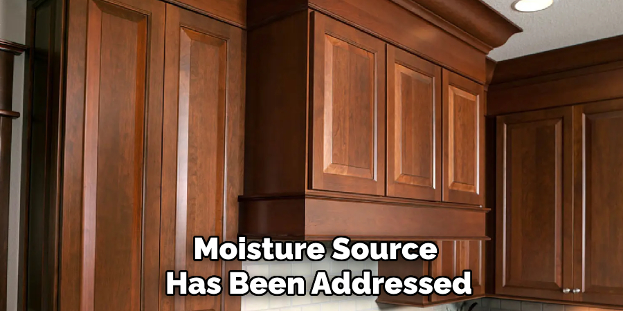 Moisture Source 
Has Been Addressed