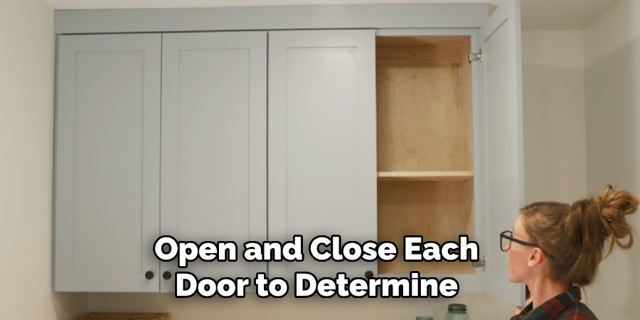 Open and Close Each 
Door to Determine 