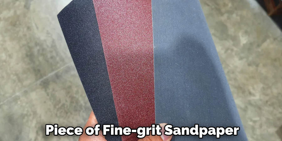 Piece of Fine-grit Sandpaper