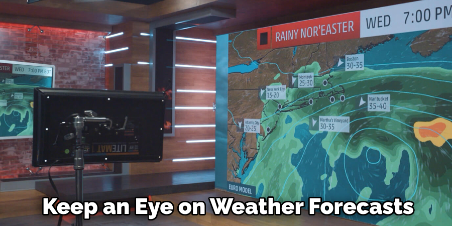 Keep an Eye on Weather Forecasts