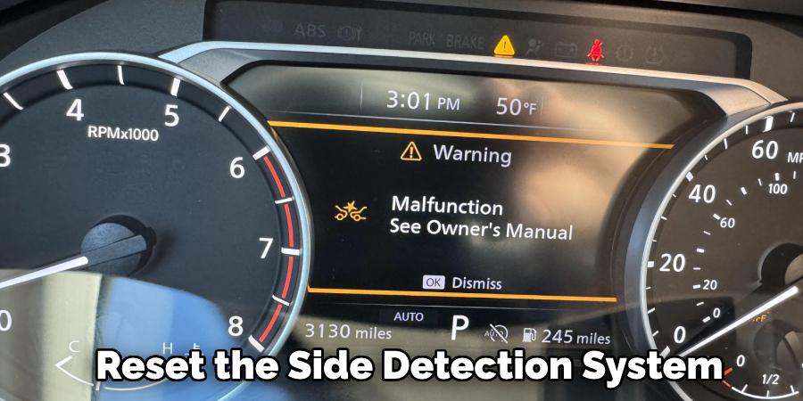 Reset the Side Detection System