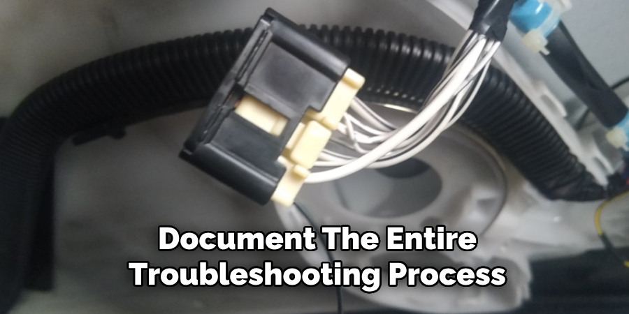 Document The Entire
Troubleshooting Process