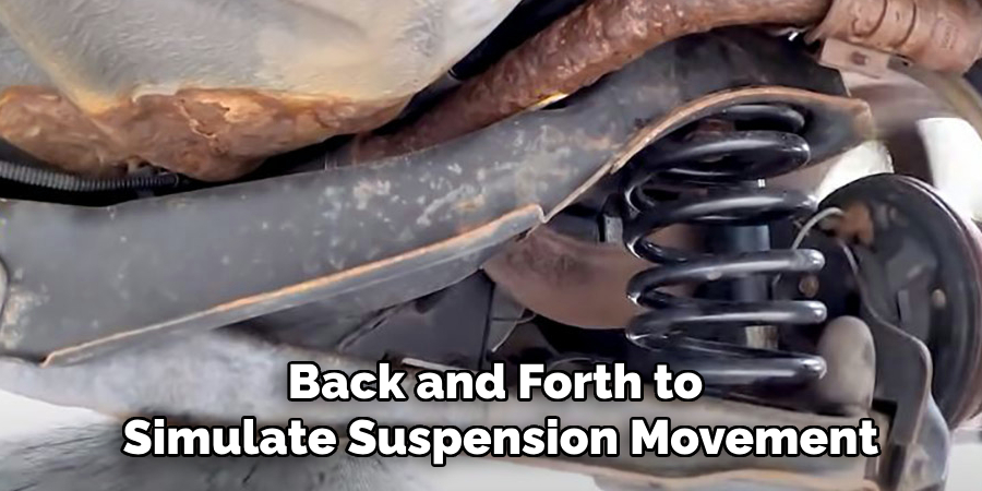 Back and Forth to
 Simulate Suspension Movement