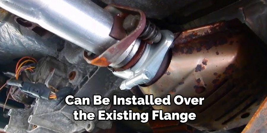 Can Be Installed Over
 the Existing Flange 