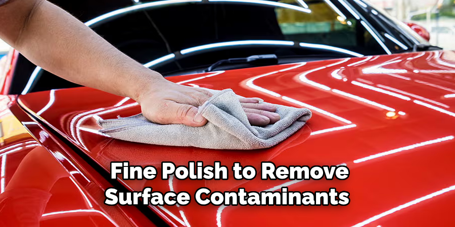 Fine Polish to Remove
 Surface Contaminants  