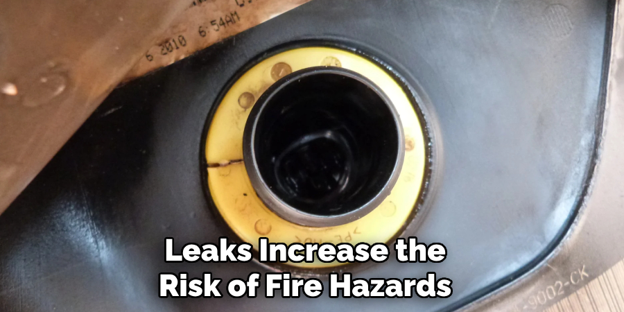 Leaks Increase the
Risk of Fire Hazards