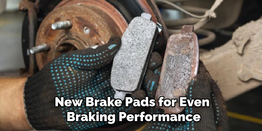 New Brake Pads for Even
 Braking Performance