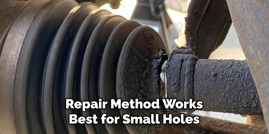 Repair Method Works Best for Small Holes