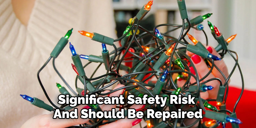 Significant Safety Risk 
And Should Be Repaired