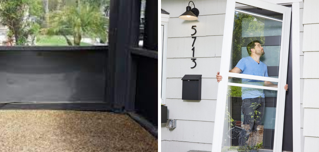 How to Fix Metal Panel on Storm Door 8 Useful Steps (2024)