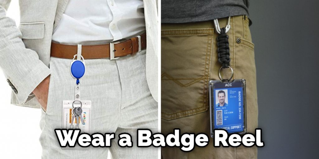 Wear a Badge Reel