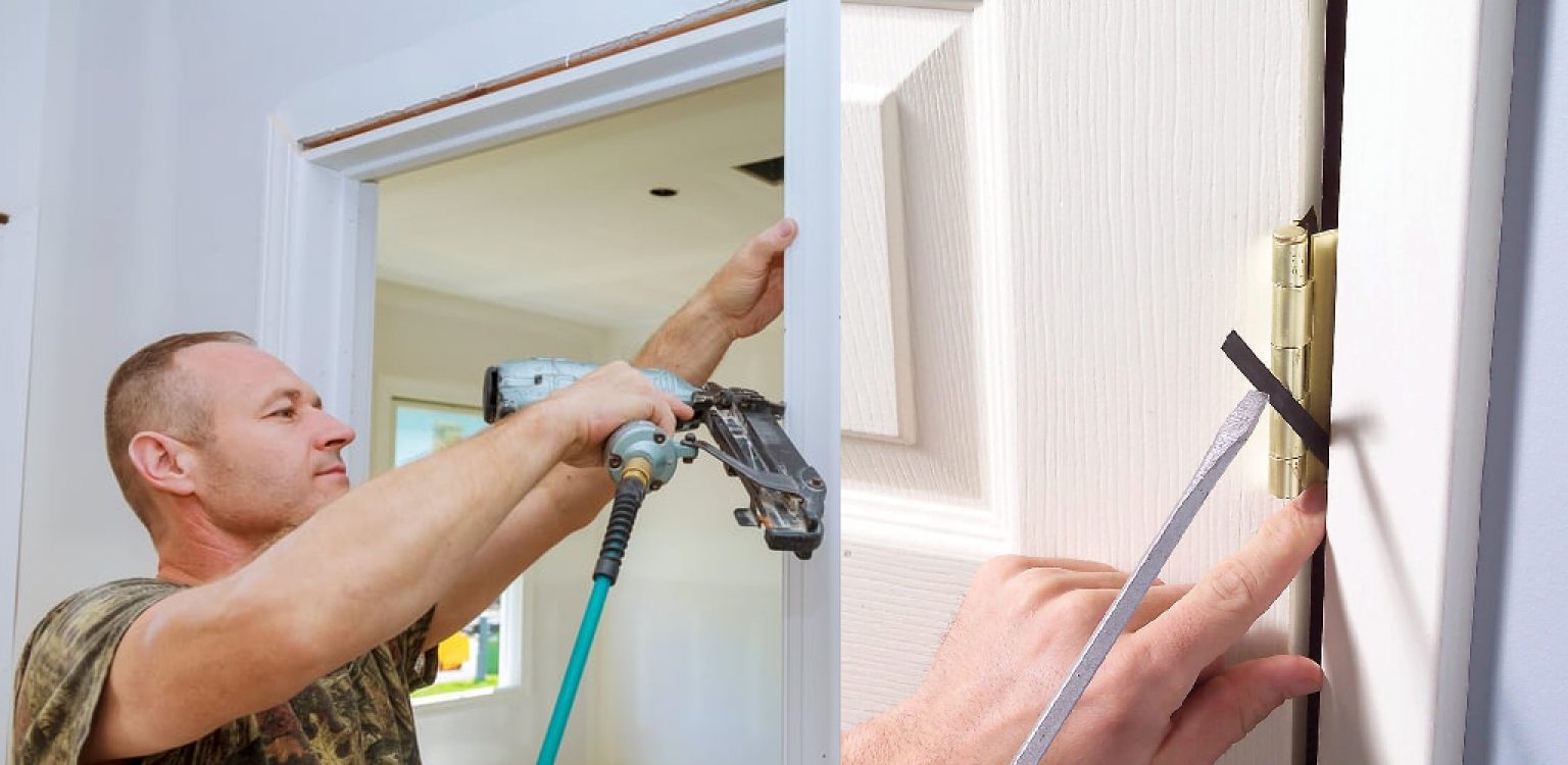 How to Fix Gap Between Door Frame and Wall 6 Methods