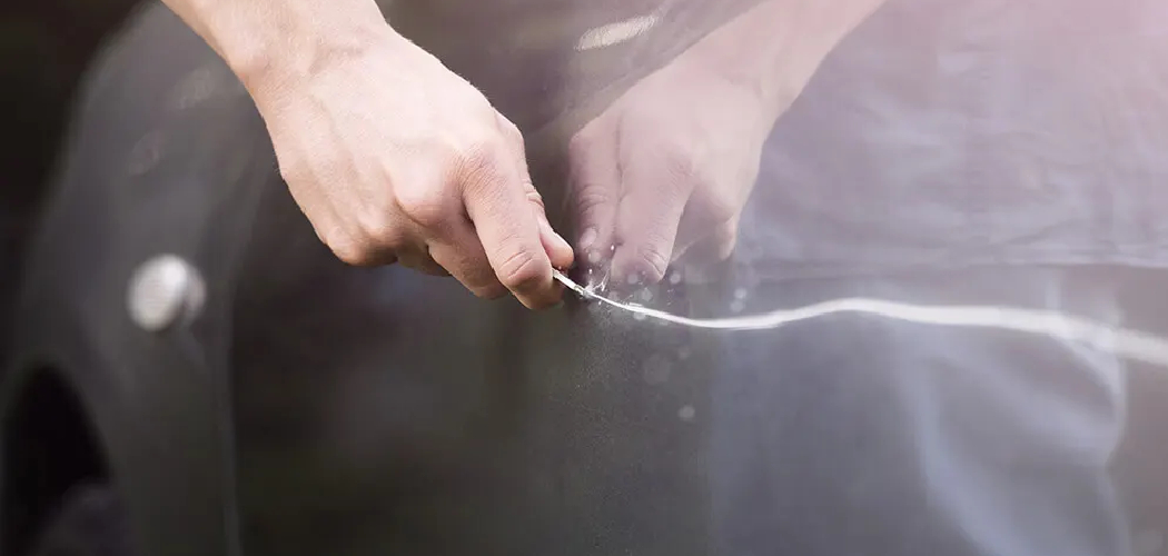 how to fix a deep key scratch on car