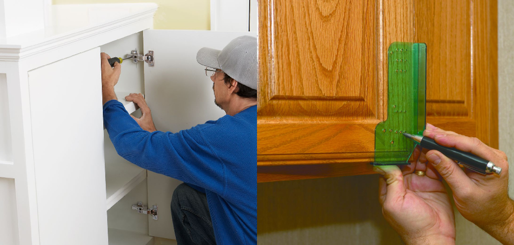 How to fix gap between cabinet doors