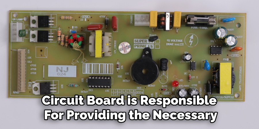 Circuit Board is Responsible 
For Providing the Necessary