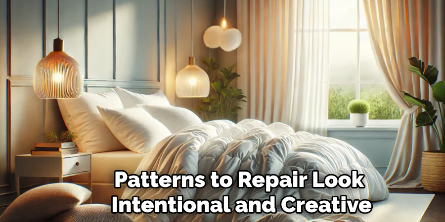 Patterns to Repair Look 
Intentional and Creative